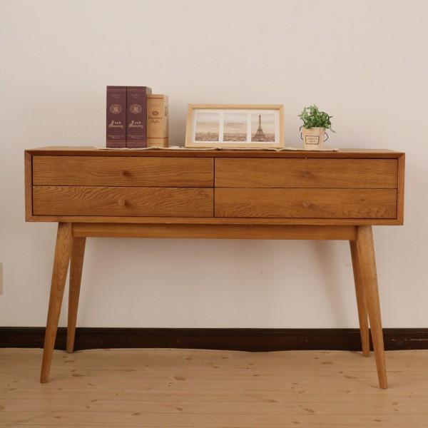 木製コンソールテーブル 120 奥行30 北欧風 カントリー風 gkw