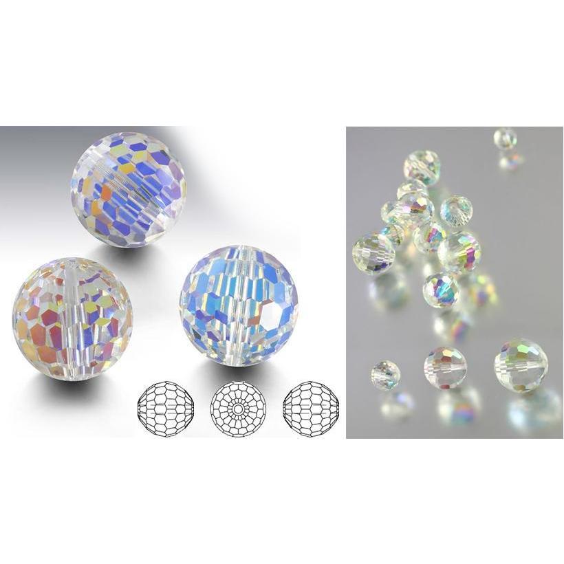 SWAROVSKI（スワロフスキー） #5003-6mm クリスタル(AB) /2個 : アイ