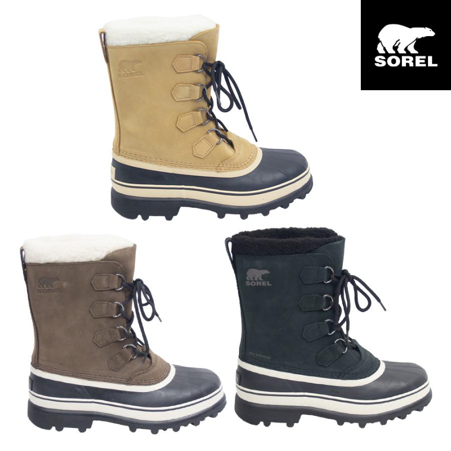 SOREL（ソレル） 【即日発送】SOREL カリブー WP Black,Bruno,Buff