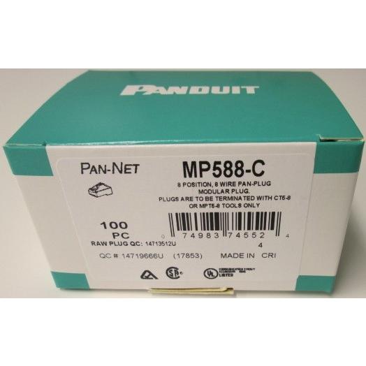 PANDUIT（パンドウイット） PANDUIT MP588-C CAT5e対応RJ45 モジュラー