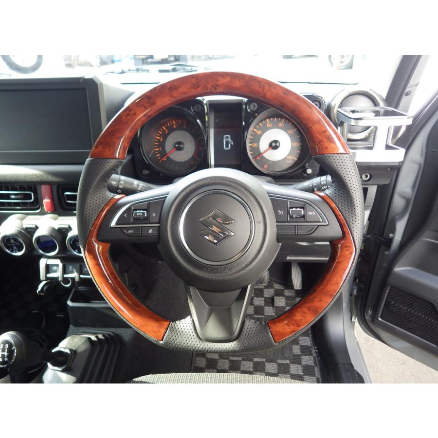 ジムニー JB64/JB74 ウッド調ステアリング ハンドル : ジェイ