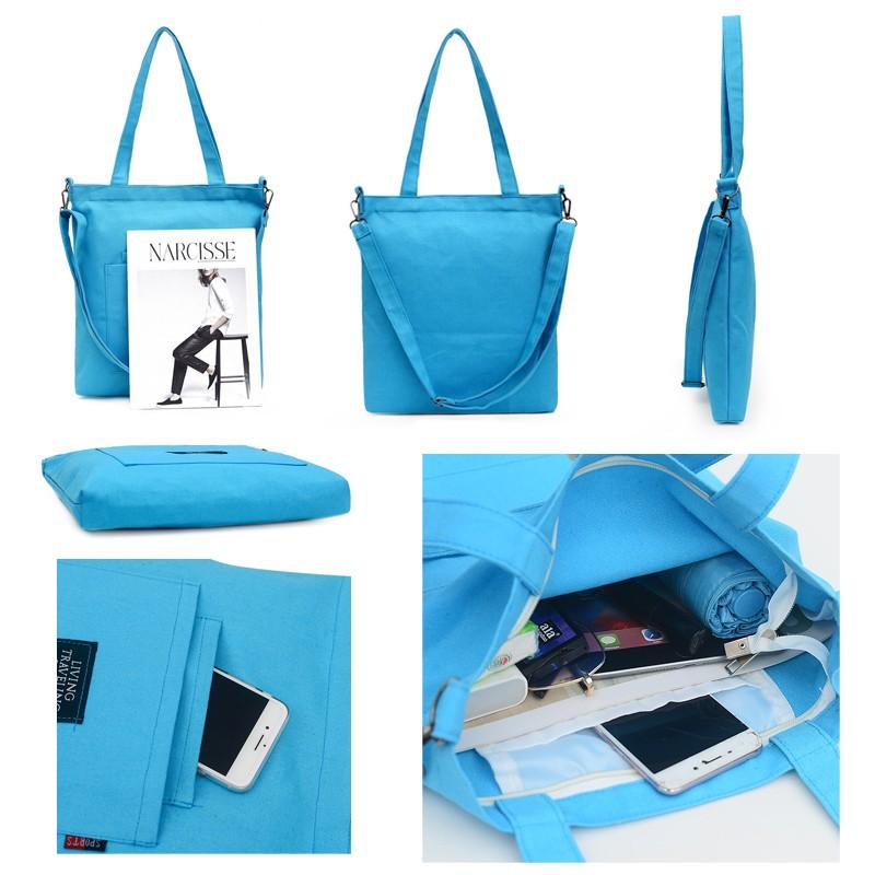 男女兼用 ショルダー トート キャンバス バッグ 通学 通勤 レディース