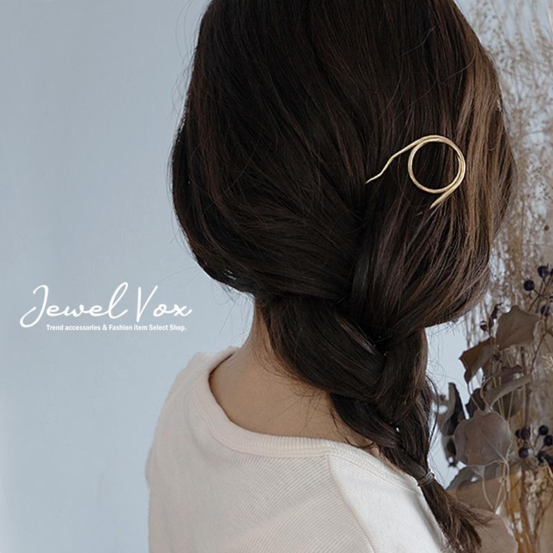 Jewel VOX かんざし 簪 ヘアアクセサリー へアスティック 二本差し U字