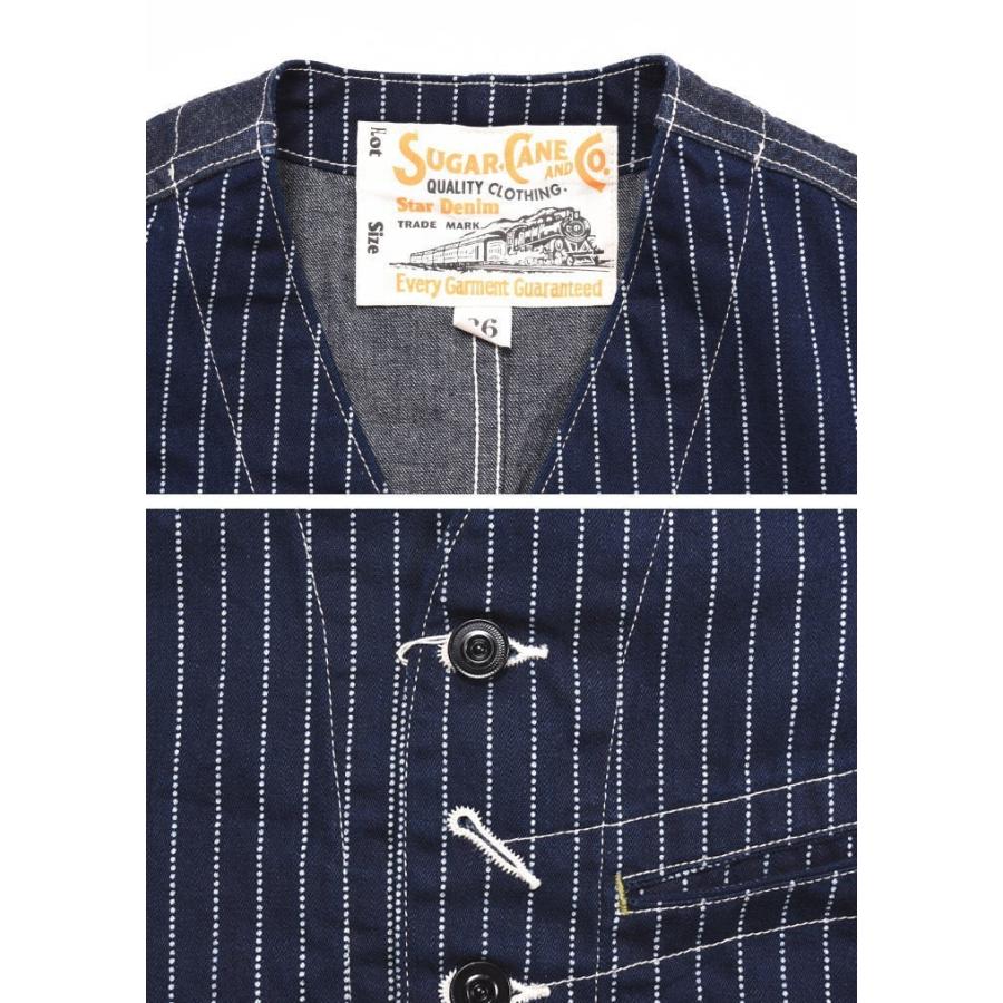 SUGAR CANE 【再入荷】シュガーケーン ベスト 9oz. ウォバッシュ