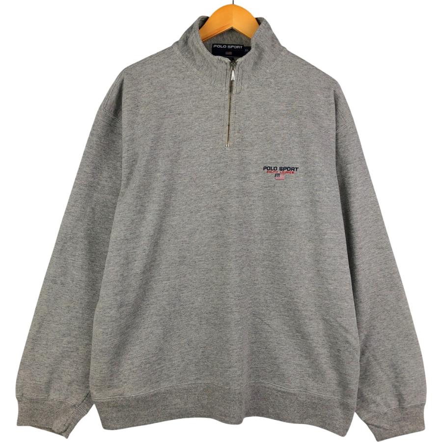 古着 90~00年代 ラルフローレン POLO SPORT ポロスポーツ ハーフジップ