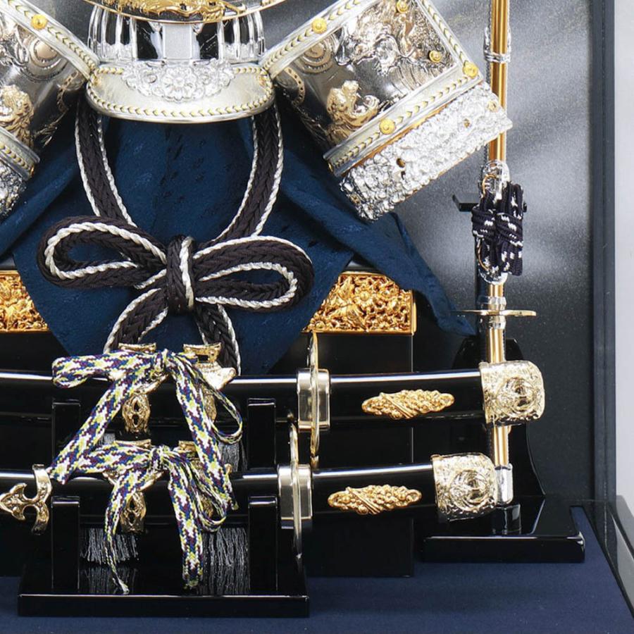 5月人形 おしゃれ 五月人形 武将 コンパクト 伊達政宗 兜 12号ケース