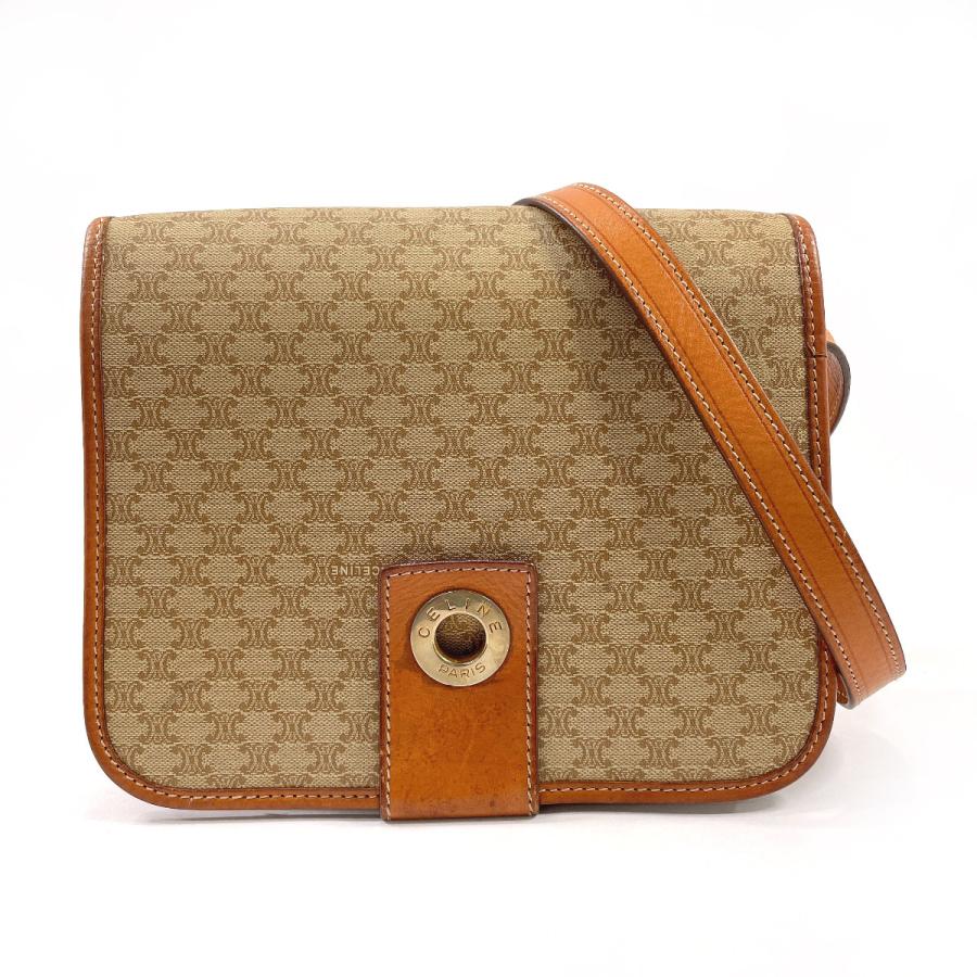 CELINE（セリーヌ） ショルダーバッグ 斜め掛け可能 マカダム PVC