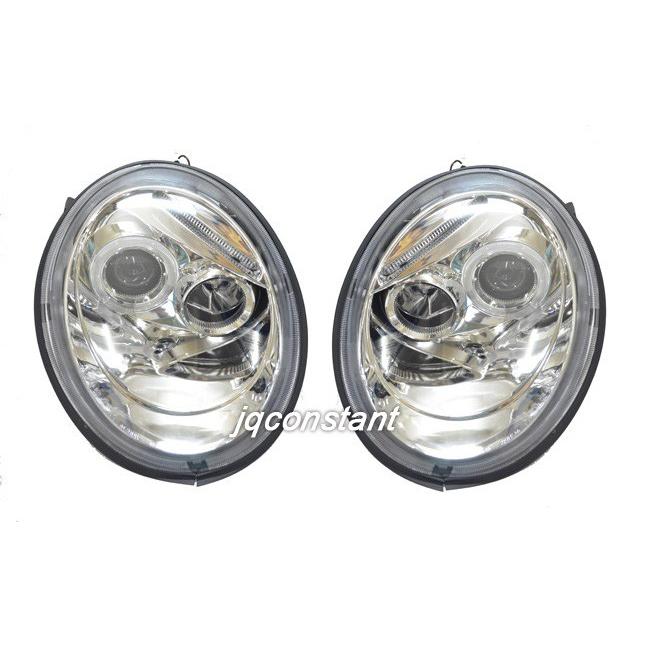 1998-2005y VW ニュービートル 前期用 LEDイカリング付ヘッドライト