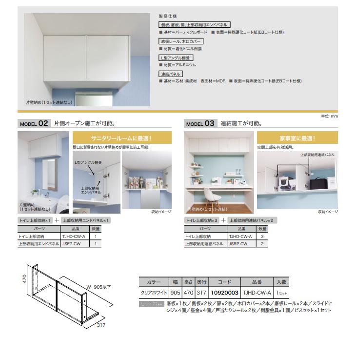 南海プライウッド トイレ上部収納 TJHD-CW-A : 住建本舗 - 通販