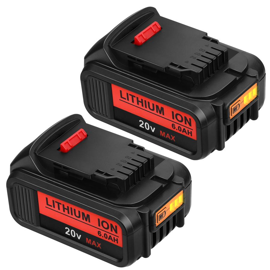 デウォルト DEWALT バッテリー 20V Max 6.0Ah DCB200 互換 DCB206