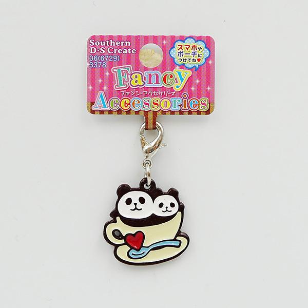 ファニーフレンズ パンダ チャーム キーホルダー 食パンダ パンダラテ