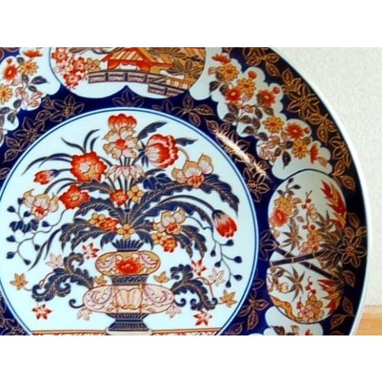 飾り大皿 特大 龍 皿立て付 45cm 楽天市場】景徳鎮 青花 龍文盤 特大皿