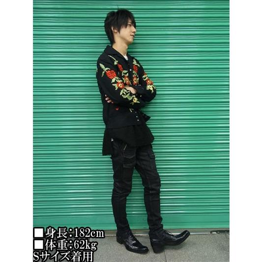 Rockmount(ロックマウント) メンズ フローラル刺繍 ギャバジン