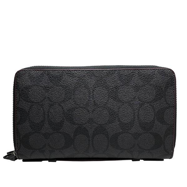 COACH（コーチ） メンズ 長財布 トラベル ウォレット オーガナイザー