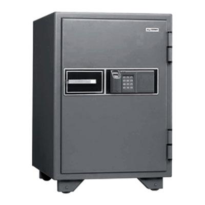 日本アイ・エス・ケイ 金庫 指紋認証 耐火金庫 内容量：50L 重量：90kg