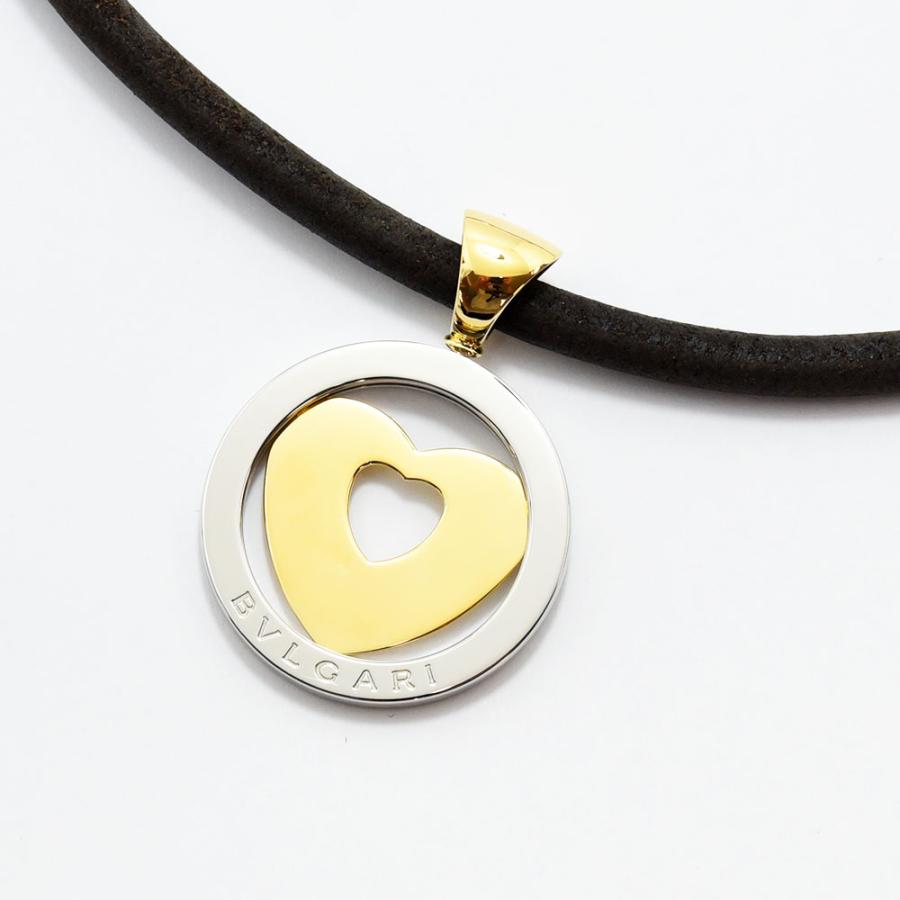 BVLGARI（ブルガリ） チョーカー トンド ハート ネックレス ステンレス