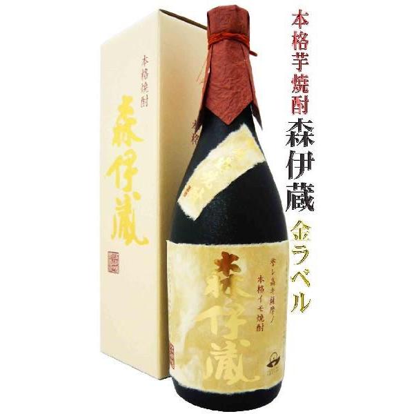 森伊蔵 焼酎 金ラベル 芋焼酎 720ml 専用化粧箱付 送料無料 : 岡田屋