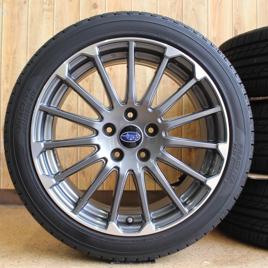 レヴォーグ SUBARU スバル 純正 STI スポーツ ENKEI 18インチ ヨコハマ