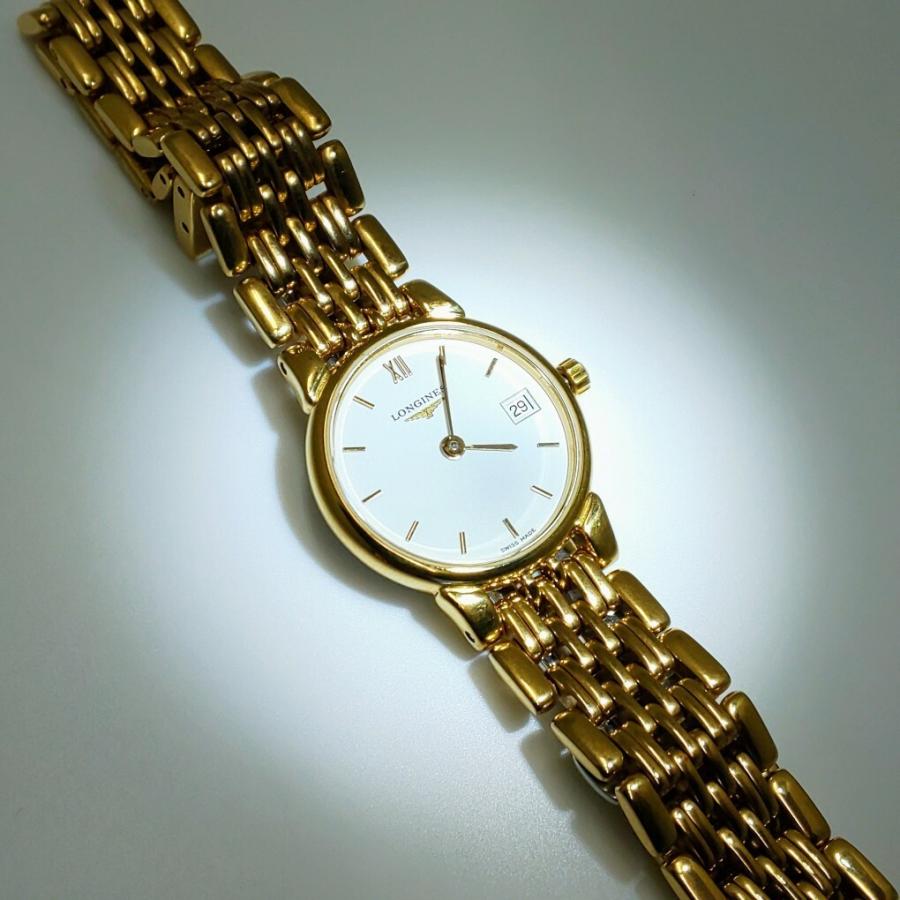 LONGINES（ロンジン） 金色婦人用腕時計 クォーツ L5 132 2 12 6