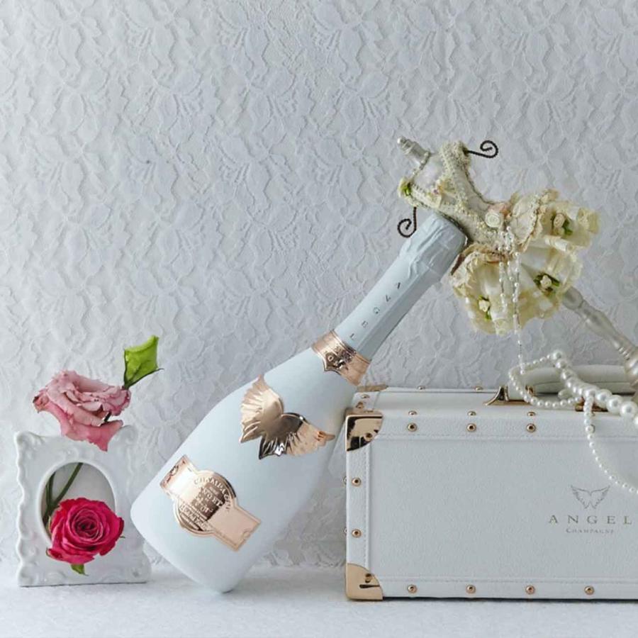 エンジェルシャンパン ロゼホワイトBOX付 750ml ANGEL Rose white あす