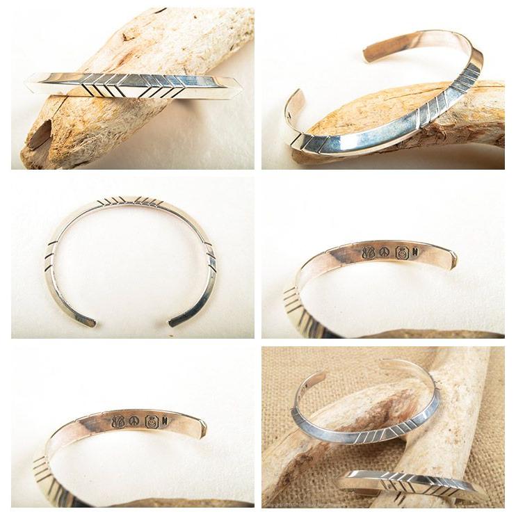 NORTH WORKS（ノースワークス） 立体バングル エッジパターン