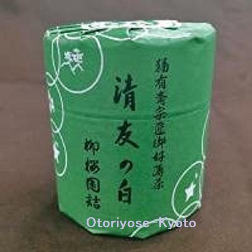 柳桜園茶舗 表千家 猶有斎宗匠御好・薄茶 「清友の白」38g