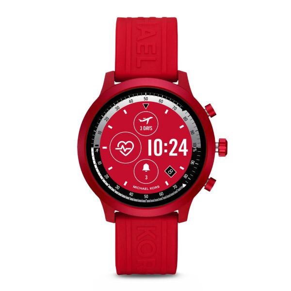 MICHAEL KORS MKT5073 赤色 スマートウォッチ