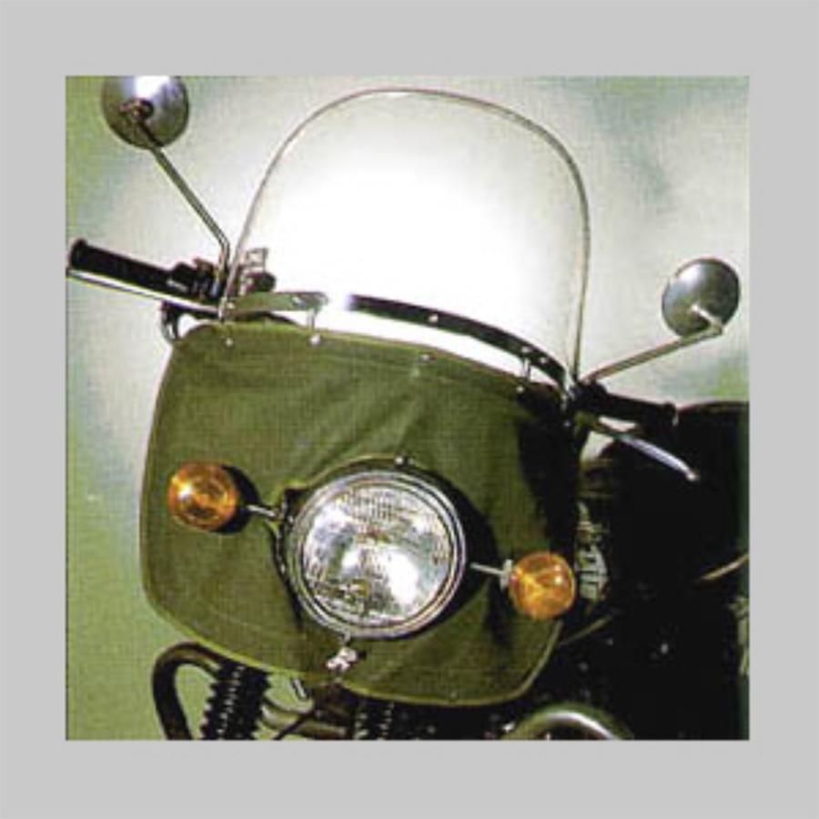 旭風防 ウインドシールド No.99 MINI パイプハンドル用 af バイザー