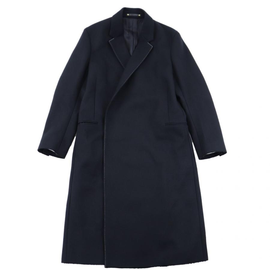 美品 ポールスミス 20AW ローエッジダブルブレスト チェスターコート L