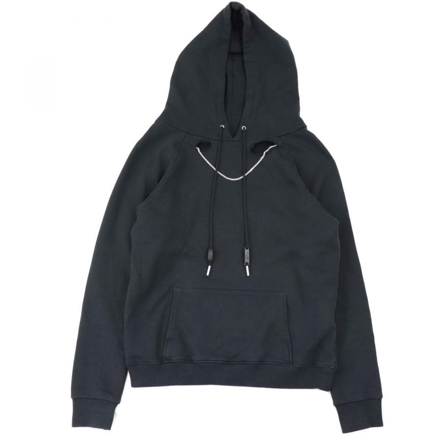 サンローラン パリ 13AW デストロイチェーンスウェットパーカー