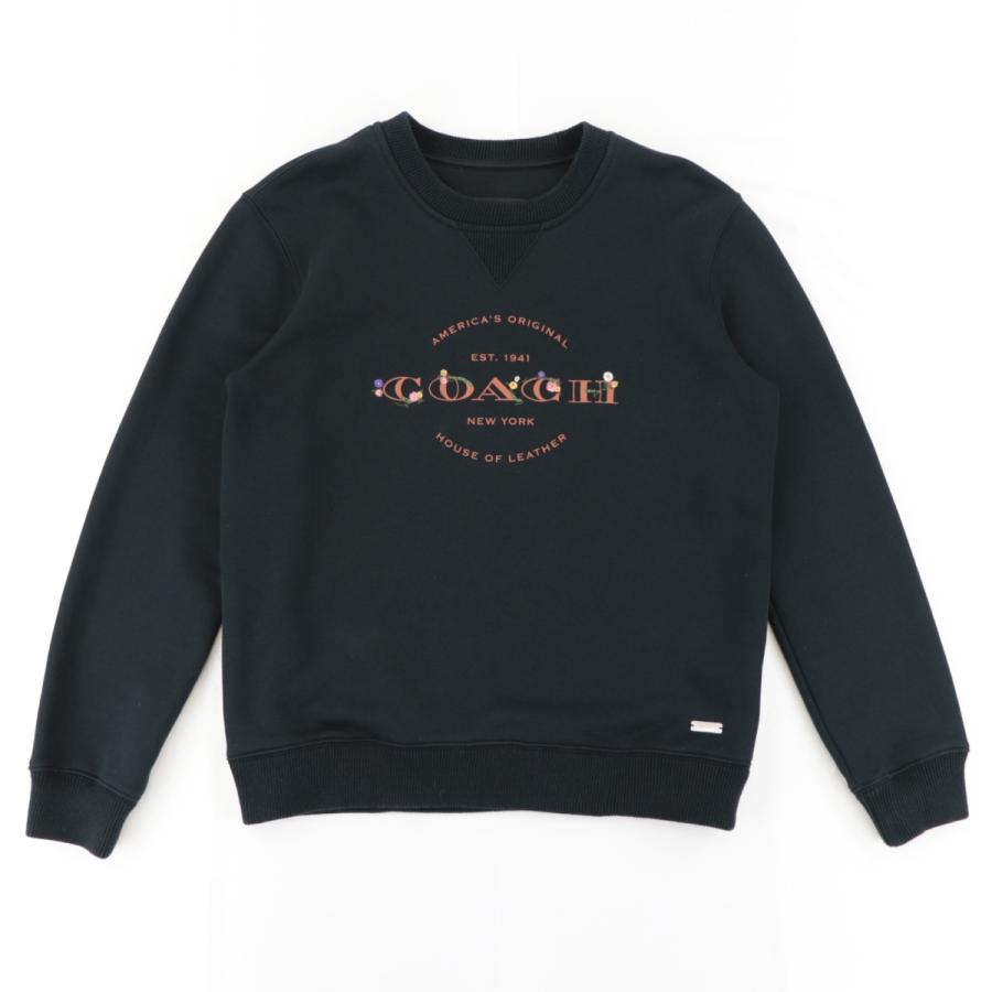 COACH（コーチ） フラワー刺繍ロゴプリント スウェットシャツ メンズ