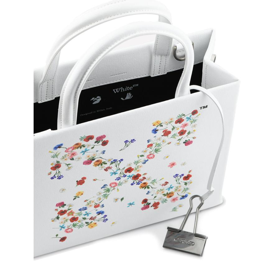 OFF-WHITE オフホワイト レザーバッグ フラワーズアロー ミニ