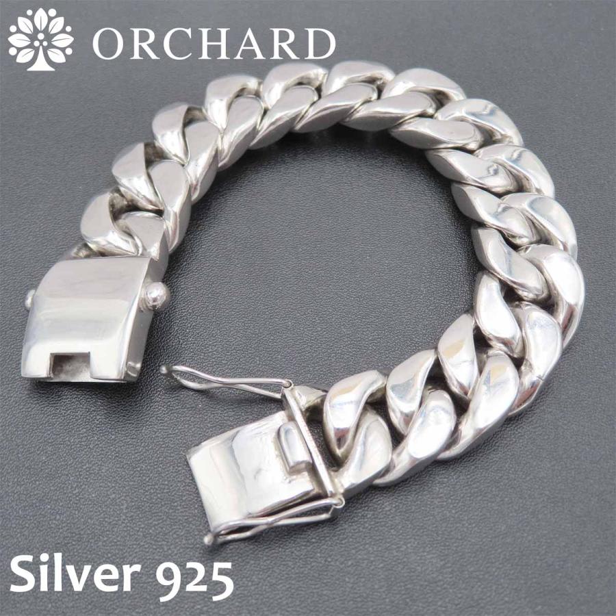 スターリングシルバー925 喜平ブレスレット 極太220g 腐食防止加工