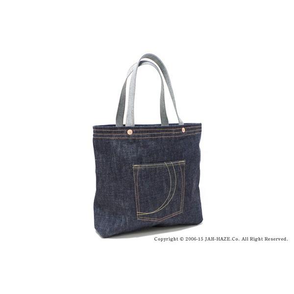 桃太郎ジーンズ（MOMOTARO JEANS） トートバック 銅丹LABEL DENIM TOTE