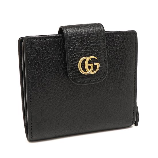 GUCCI（グッチ） 財布 GGマーモント 二つ折り財布 523193 レザー
