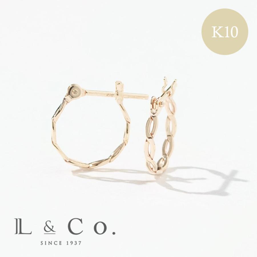 Jewel closet by L&Co. ピアス レディース K10 10金 イエローゴールド