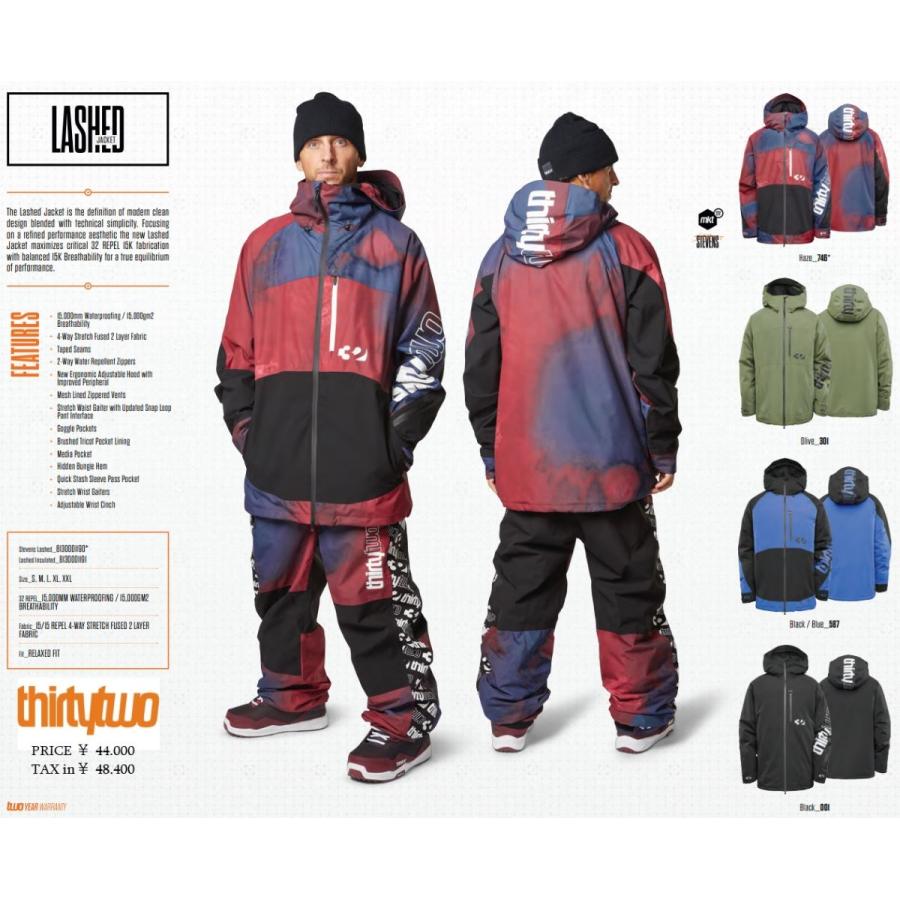 32 LASHED INSULATED JACKET 送料無料 24-25 THIRTYTWO ジャケット