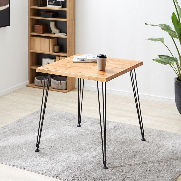 LOWYA（ロウヤ） ダイニングテーブル 幅70cm ヴィンテージ風 おしゃれ