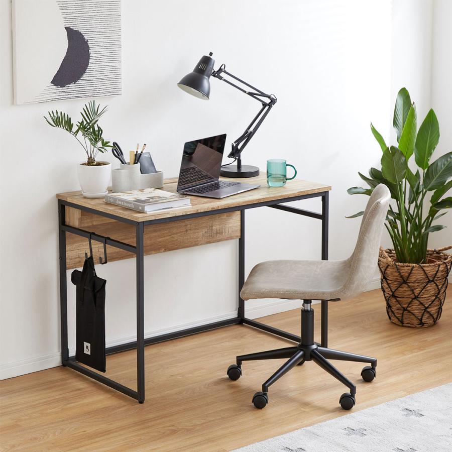 LOWYA（ロウヤ） パソコンデスク デスク 幅98cm ワークデスク シンプル