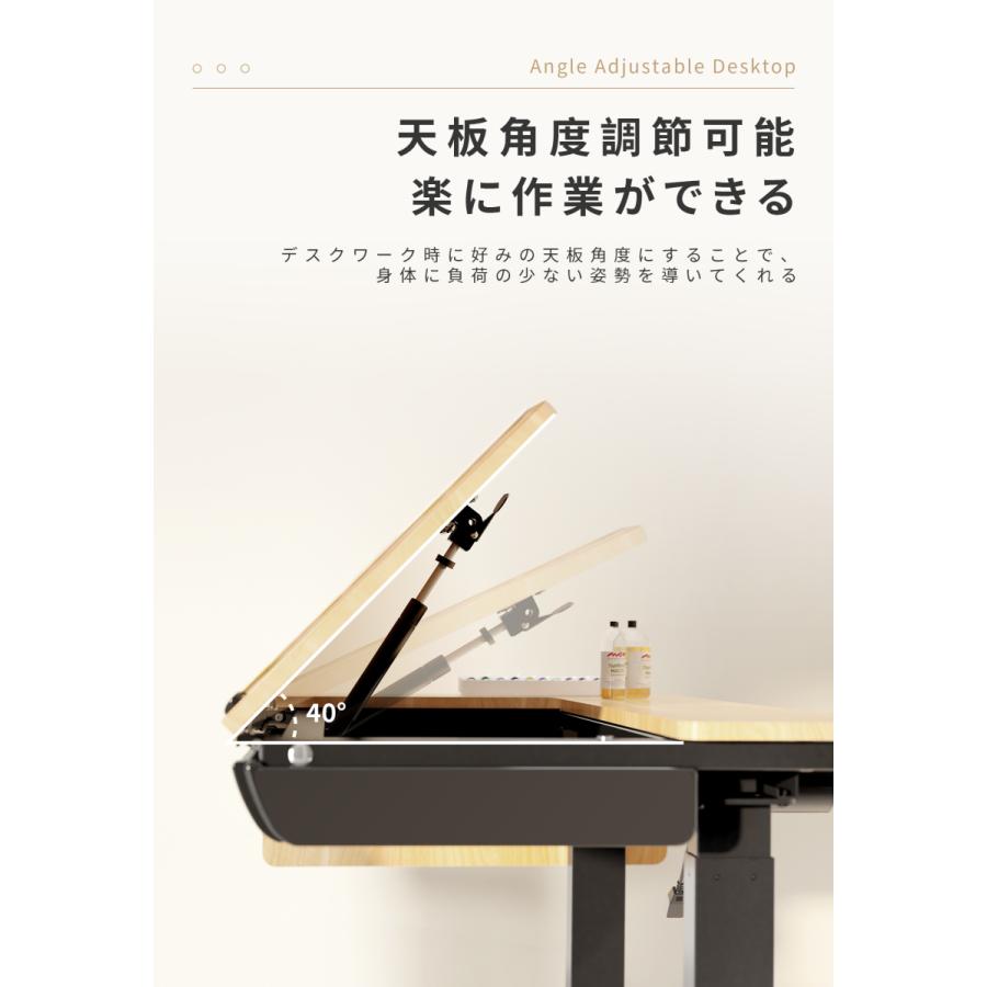 FlexiSpot 昇降デスク 天板角度調整 昇降テーブル FlexiSpot ED1B