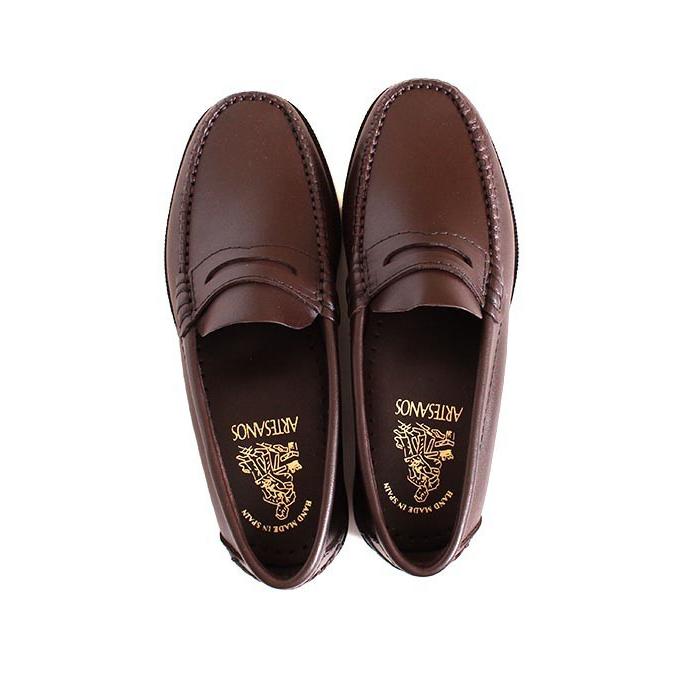 ARTESANOS（アルテサノス） 600 ローファー コインローファー ダーク