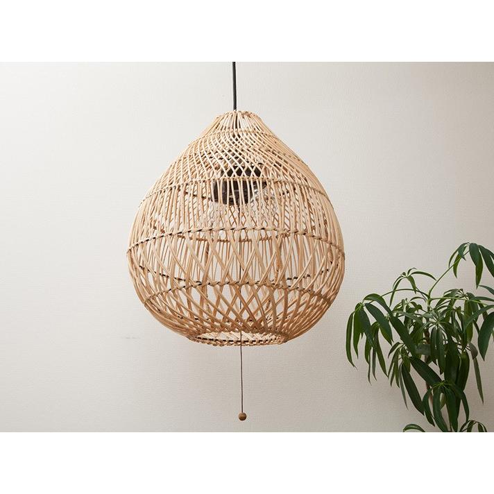 ペンダントライト 天井照明 吊り下げ アジアン 和風 和モダン ラタン