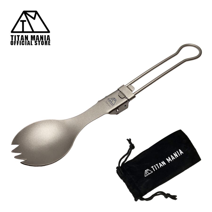 TITAN MANIA（チタンマニア） カトラリー 先割れスプーン スポーク