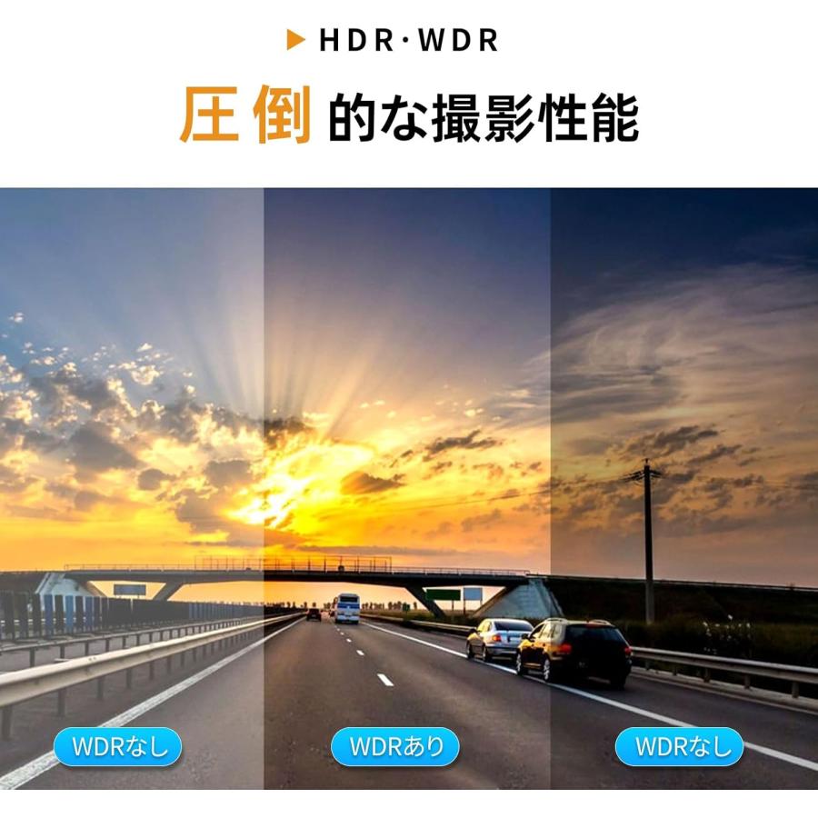 ドライブレコーダー ミラー型 2025新モデル 64GB SDカード 4K画質・12