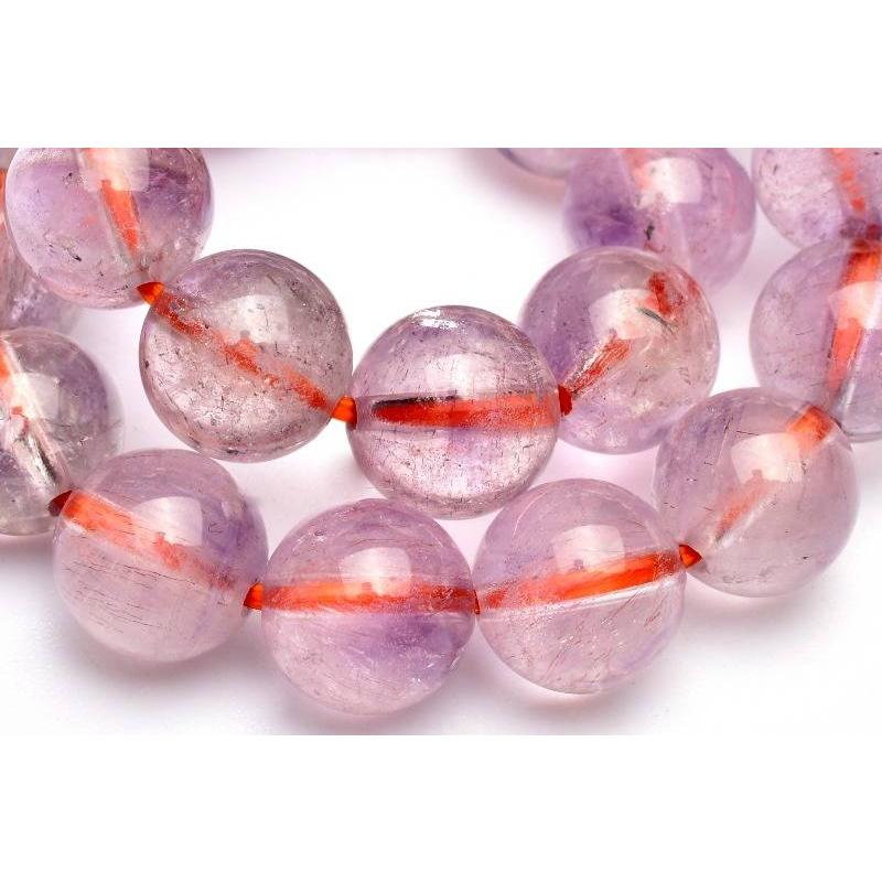 1点物】高品質◇華やか ピンクスーパーセブンアメジスト 8.5mm