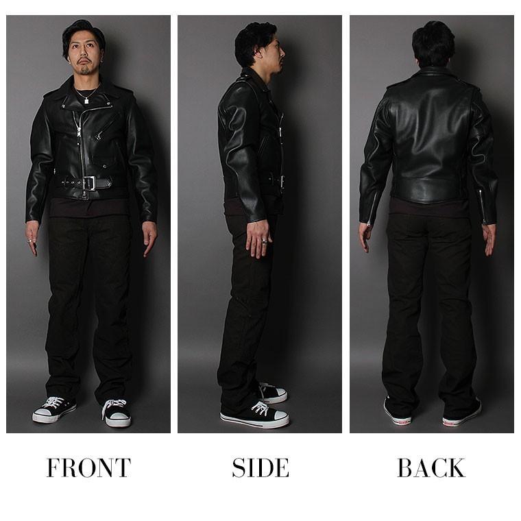 US製 Schott ライダースジャケット ダブル 36サイズ 訳あり Schott
