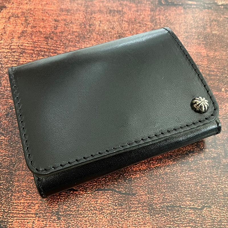 栃木レザー コンパクトウォレット タイプA スタッズカスタム 財布