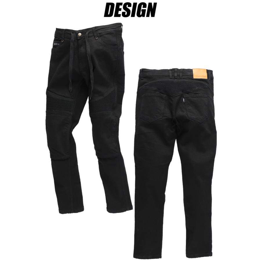 バイク用品ライディングパンツ バイク用パンツ デニム 街乗り ブラック