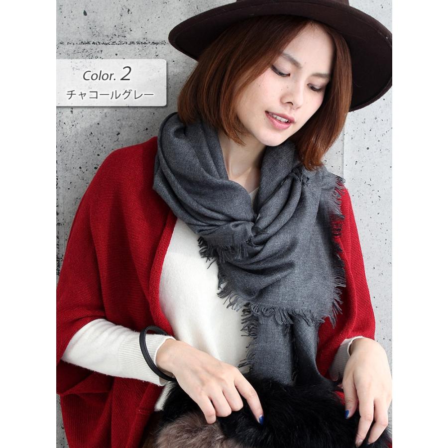 大判 正方形 ショール レディース 春 夏 秋 用 コットン 綿 混