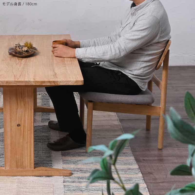 アジアン家具 ダイニングチェア ローチェア チーク無垢材 C320XPK 爆買